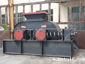 2PG400X250小型对辊破碎机发往江苏苏州破碎硅铁