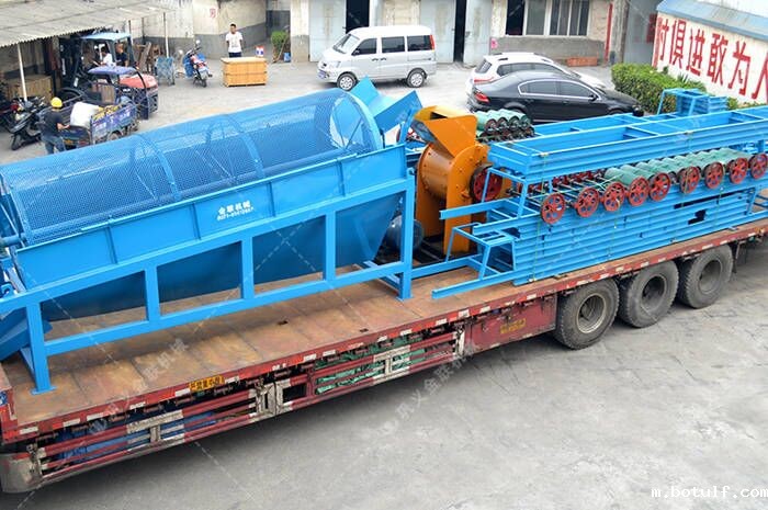 滚筒筛_滚筒筛沙机价格,滚筒筛分机厂家,无轴滚筒筛规格型号/图纸图片